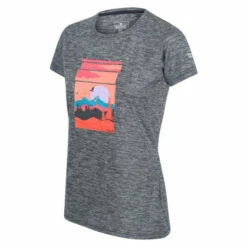 Coupon ⭐ Regatta Quick-Dry &apos;Fingal VI&apos; Short Sleeve T-Shirt For Female 🔥