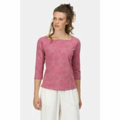 Discount ๐ Regatta Coolweave Cotton 'Polexia' 3/4 Sleeve T-Shirt For Female ๐