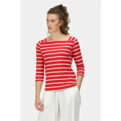 Cheapest ๐งจ Regatta Coolweave Cotton 'Polexia' 3/4 Sleeve T-Shirt For Female ๐