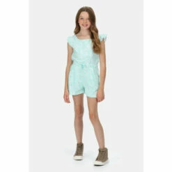 Outlet 💯 Regatta Jersey Coolweave &apos;Dasie&apos; Short Sleeve Jumpsuit For Female 👍