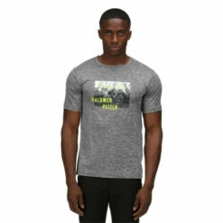 Budget ๐งจ Regatta Printed 'Fingal Slogan' Short Sleeve T-Shirt For Male ๐คฉ