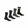 Deals 🤩 Regatta 'Lifestyle' 4 Pair 🧦 Socks For Male ❤️