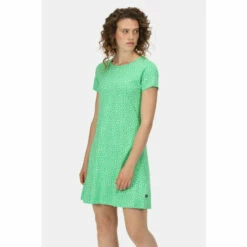 Coupon 🌟 Regatta Coolweave Cotton &apos;Balia&apos; Short Sleeve 👗 Dress For Female 😉