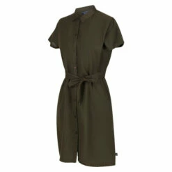 Best Sale 🛒 Regatta Coolweave Cotton &apos;Quinta&apos; Short Sleeve 👗 Dress For Female 🧨
