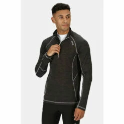 Best Sale ⌛ Regatta &apos;Yonder&apos; Half Zip Long Sleeved Fleece Top For Male 🔥
