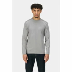 New โ Regatta Cotton 'Karter II' Long-Sleeve T-Shirt For Male ๐งจ